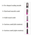 Hair Dryer 5 In 1 Electric Hair Comb Negative Ion  Brush Blow Dryer Air Comb Curling Wand Detachable tools