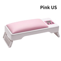 24 LED Nail Dryer Lamp 72w Drying All Gel Polish EU Charge  2 IN 1 Foldable Nail Hand Pillow Manicure Lamp Equipment Rest Stand