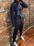 Sporty Body Shaping Full Sleeve One Piece bodysuit