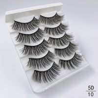 5 Pairs Faux Mink Eyelashes Fluffy Wispy Long Dramatic False Lashes Thick Volume Fake Eyelashes Natural Soft Extension Eyelash - Divine Diva Beauty