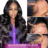 13x4 Body Wave HD Lace Front Wig Human Hair 30inch Remy Brazilian Lace Frontal Wigs Pre Plucked Remy 4x4 Closure Wigs