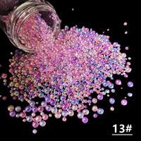 Caviar Beads Crystal Tiny Rhinestones For Manicure Glass Balls Micro Bead For Nail Decorations DIY Charms Nail Art