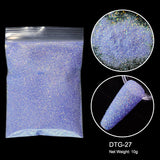 10g/bag Shining Sugar Nail Glitter Colorful Powder Candy Coat Effect White Black Pigment Dust Nails Art Decorations DIY Supplies