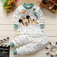 Cotton Newborn Baby Boys Girls Clothes 2PC Baby Pajamas outfit bby