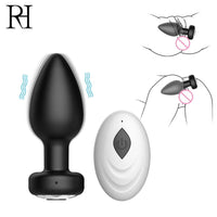 10 Frequency Butt Plug Sex Shop Sex Toys Wireless Remote Control Anal Plug Vibrator - Divine Diva Beauty