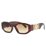 Trendy Designer Square Frame Gradient Ladies Sun Glasses