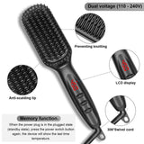 Electric Hair Comb Quick Beard Comb for Man Beard Brush Styling Comb Heat Brush tool