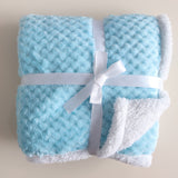 Baby Blankets New Thicken Double Layer Fleece bby