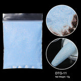 10g/bag Shining Sugar Nail Glitter Colorful Powder Candy Coat Effect White Black Pigment Dust Nails Art Decorations DIY Supplies