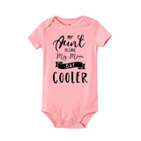 Toddler My Aunt Says Im Perfect Letter Print onesie