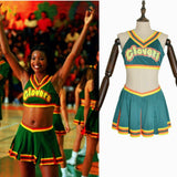 Women costume Clovers Green Cheerleader Clovers uniform Cosplay Costume