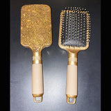 Diamond encrusted Comb Brush Massage Comb Women Detangle Hair Brush Tools