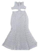 Plus Size avail Dresses Hollow Out Sexy White Summer Dress