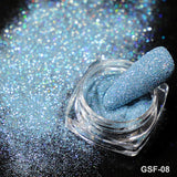 Reflective Nail Art Powder Glitter Nails Super Shinning Crystal Rhinestones Sequins Chrome Pigment UV Gel Polish DIY Decorations