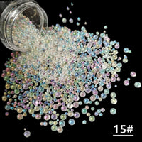 Caviar Beads Crystal Tiny Rhinestones For Manicure Glass Balls Micro Bead For Nail Decorations DIY Charms Nail Art