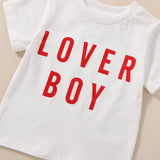 Infant Baby Boys Clothes Sets 2pcs Letter Short Sleeve outfit bby