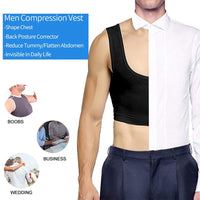 Menswear Shapers Tops Men Slimming Chest Trainer Posture Corrector Men Slimming Chest Trainer Slimming Body Shape Underwear