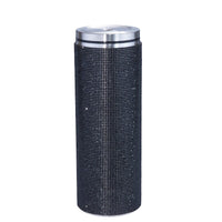 Shining Diamond Thermos Bottles Stainless Steel Tumblers with Straw Portable Water Bottle