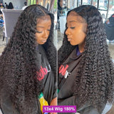 HD Lace Frontal Wig 30 32inch Water Wave Lace Front Wig Human Hair Wet And Wavy Pre Plucked Closure Wigs Remy