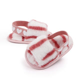 Faux Fur Cute Infant Toddler Baby Slippers bby