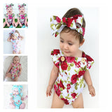 Cute Floral 2 Pc Baby Girl Clothes outfit bby