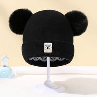 Winter Children Warm Baby Knitted Hats With Pom Pom bby