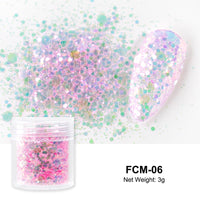 Reflective Nail Art Powder Glitter Nails Super Shinning Crystal Rhinestones Sequins Chrome Pigment UV Gel Polish DIY Decorations