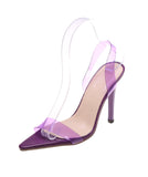 PVC Pumps Women Shoes High Heels pumps