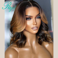 13x4 Ombre Lace Front Wig 150% Bob Wig Lace Front Human Hair Wigs Short Wigs Human Hair Brazilian Remy Hair