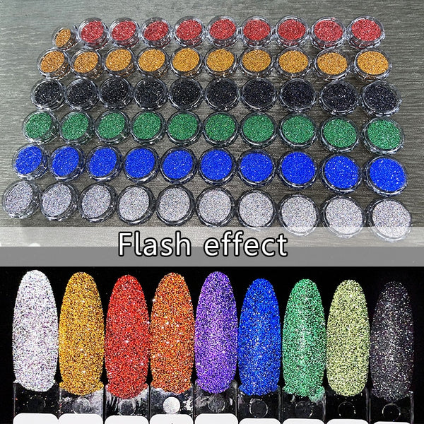 Reflective Nail Glitters Strong reflective glitter nails acrylic powder
