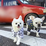 pet Fleece Stripe clothes