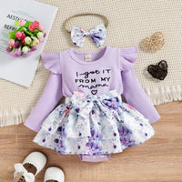 Baby Girls Ruffle Clothes Kids Outfits bby