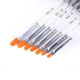 Multiple nail art nail brush Design Tip Drawing Carving Dotting Nail Pen Builder Flat Liner Acrylic Gel Polish Manicure