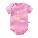Happy Birthday To The Best Mommy Baby Clothes Newborn Boys Girls Jumper onesie bby