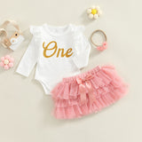 Cute Baby Clothing Girls My First Birthday Outfits bby