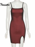 Mesh Double Layer Sexy Skinny Dress Party Bodycon - Divine Diva Beauty