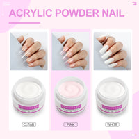 Full Acrylic Nail Kit With Nail Acrylic Liquid Nail Art Decorations Tips All For Manicure Nail Kit
