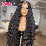 13x6 Lace Frontal Wig 99j Burgundy Loose Deep Wave Transparent Lace Front Wig Pre-Plucked Lace Frontal Human Hair