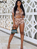 Camouflage Print Two Piece Set