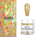 Base Gel Top Gel For Nail Dip Powder Air Dry Nail Dipping Systems for Nail Art Decoration Glitter Sequins Powder