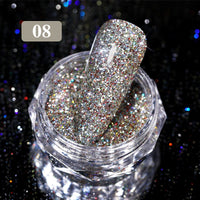 Reflective Glitter Powder Sea Salt Nail Powder Shining Nail Glitter Chrome Pigment Dust Holo Powder Nail Decoration