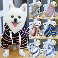 pet Fleece Stripe clothes