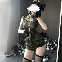 Cool Girl Army Soldier Costume