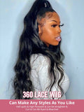 30 40 Inch Body Wave Lace Front Human Hair Wigs Brazilian 13x4 Lace Frontal Wig Human Hair PrePlucked Lace Closure Wig