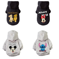 Anime Pattern Dog Clothes Pet Dog Hoodie