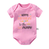 Happy Birthday To The Best Mommy Baby Clothes Newborn Boys Girls Jumper onesie bby