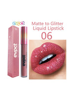 Waterproof Diamond Shimmer Glitter Lip Gloss 18 Colors Matte Glitter Liquid Lipstick Diamond Pearl Colour Lip Gloss Sexy Make Up