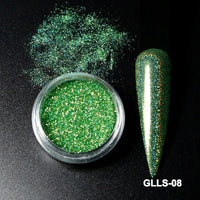 Reflective Nail Art Powder Glitter Nails Super Shinning Crystal Rhinestones Sequins Chrome Pigment UV Gel Polish DIY Decorations