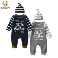 Newborn Baby Boy jumper Cotton Long Sleeve Little Brother Infant Clothing Pajamas bby