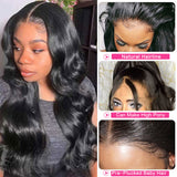 Body Wave 360 Full Lace Wig Human Hair Pre Plucked 13x6 Hd Lace Frontal Wig Brazilian Hair Wigs 13x4 Lace Frontal Wig